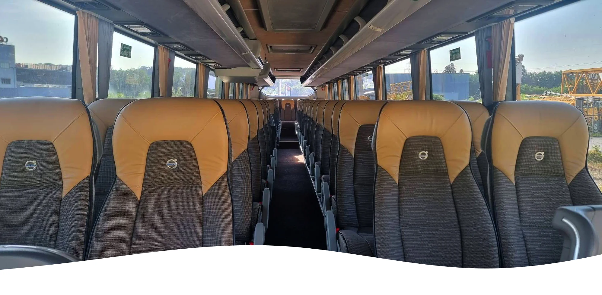 Intérieur d'un autoccar Voyages Rémy